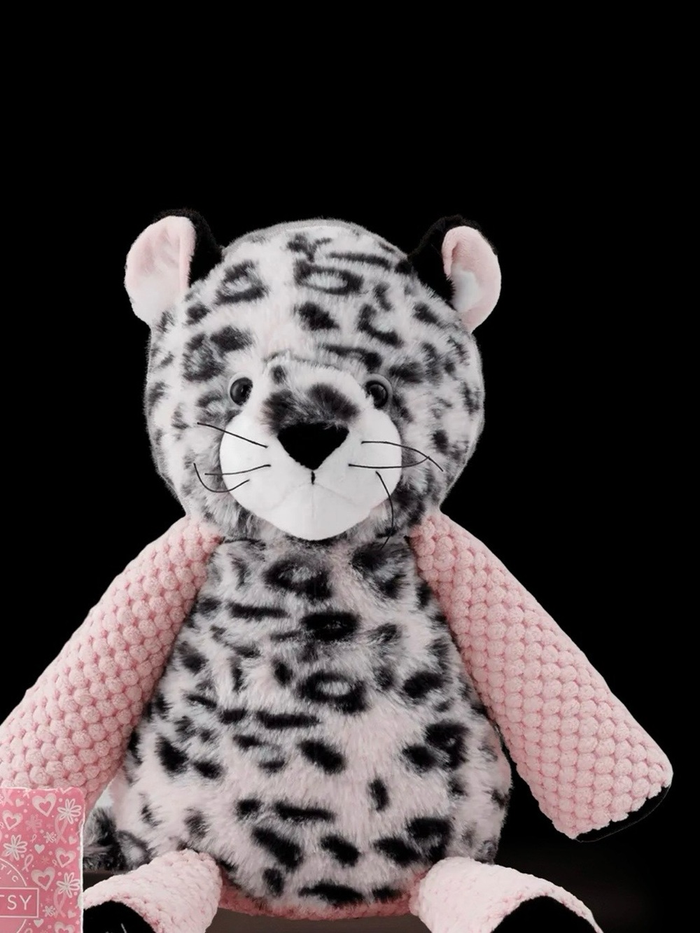 Plush Scentsy PRIYA Pink cheetah  Stuffed Animal with Pink Accents NEW